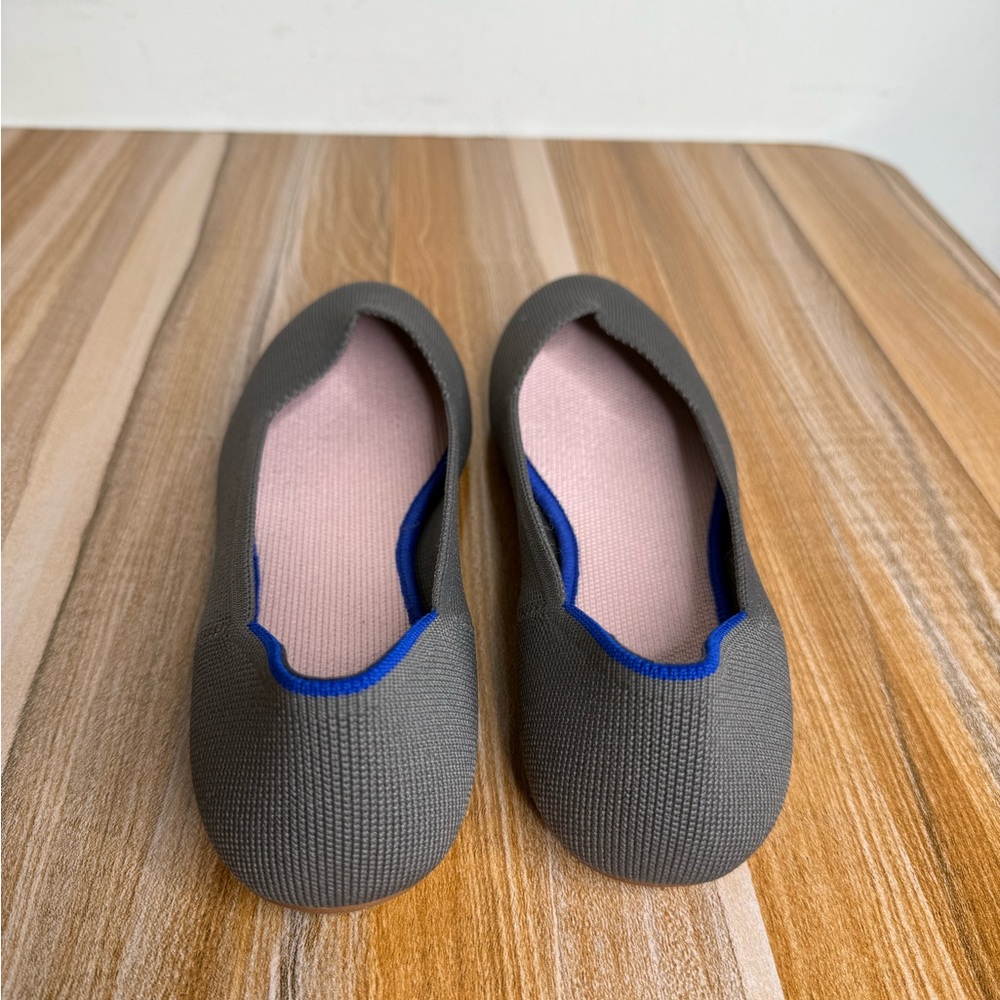 Rothy’s The Flat Womens Shoes Slip On Shoes Rounded Toe Size 8.5 Gray - Picture 4 of 11